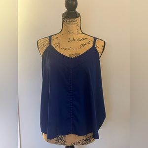 Jessica Simpson navy blue spaghetti strap top